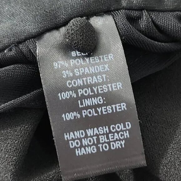 2/$30 Lulus Say It Again Black Tie-Back Long Sleeve Crop Top Size XS - Picture 6 of 8